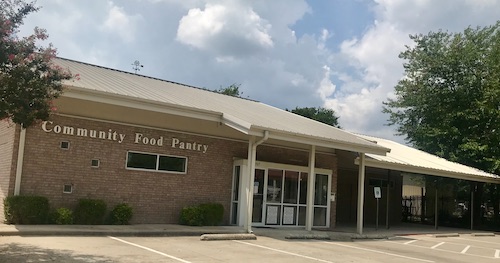 Front entrance of the Community Food Pantry of McKinney
